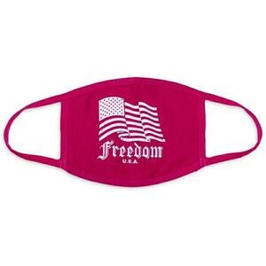 Freedom USA Red 100% Cotton Face Mask